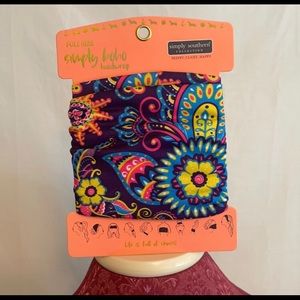 Purple and yellow simply southern BoHo headwrap